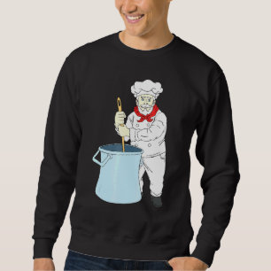 Chef Hat Cooking Utensil Cook Foodie Gourmet Cooki Sweatshirt