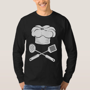 Chef Hat Cooking Utensil Cook Foodie Gourmet Cooki T-Shirt