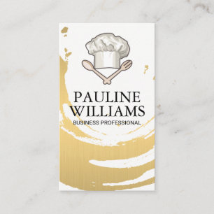 Chef Hat   Kitchen Cooking Tools Business Card