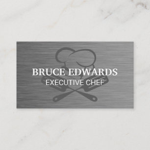 Chef Hat Spatulas Culinary Business Card
