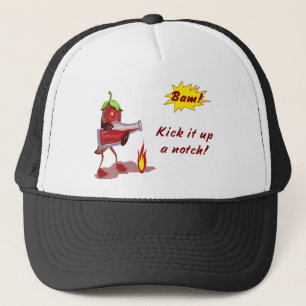 Chef Hat with Hot Red Pepper
