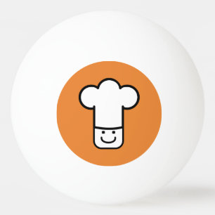 Chef Head Ping Pong Ball