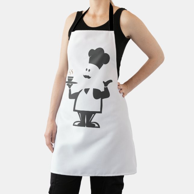Chef holding a bowl of soup apron (Insitu)