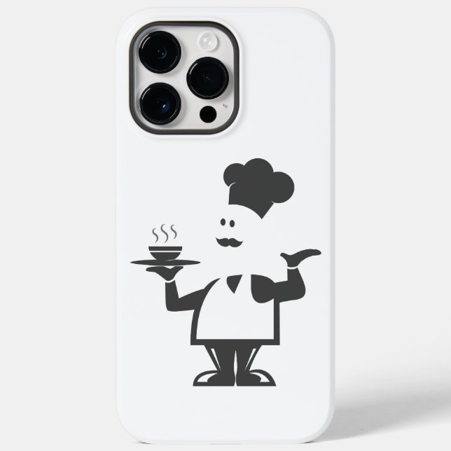 Chef holding a bowl of soup Case-Mate iPhone case (Back)