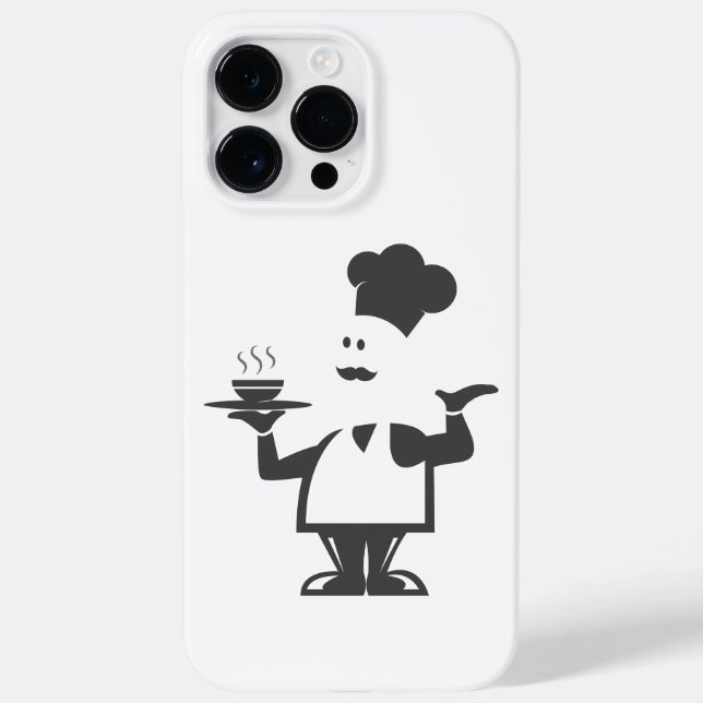 Chef holding a bowl of soup Case-Mate iPhone case (Back)