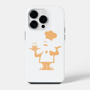 Chef holding a bowl of soup iPhone 14 pro case
