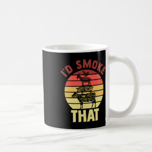 Chef I'd Smoke That Grilling Dad Mum Bbq Party Smo Coffee Mug