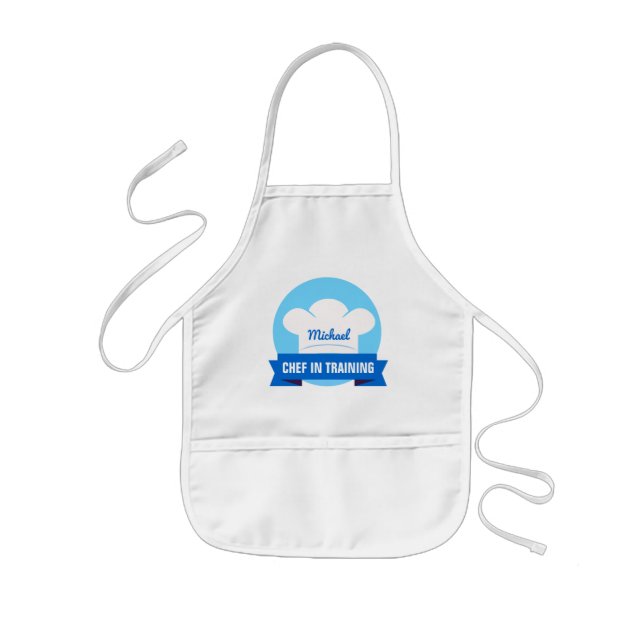Chef in Training Blue Apron (Front)