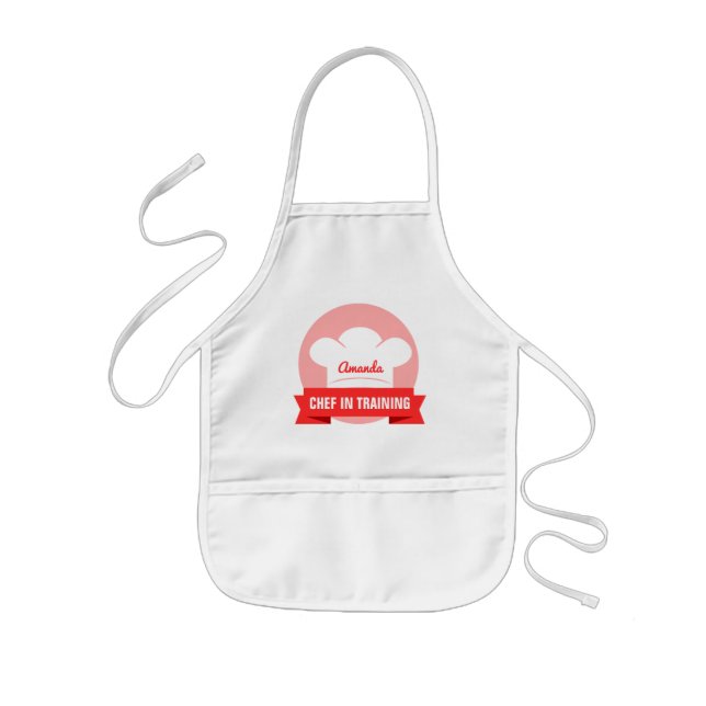 Chef in Training Red Apron (Front)