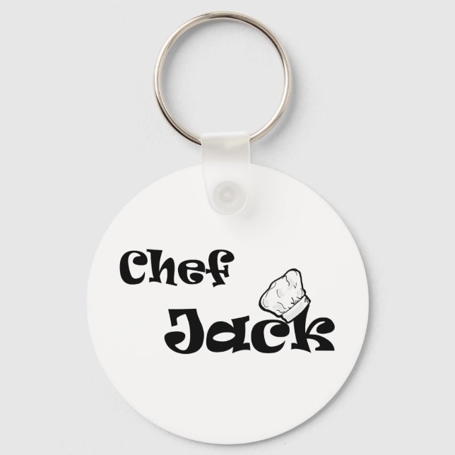 Chef Jack Key Ring (Front)