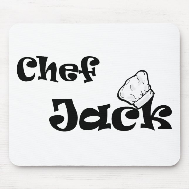 Chef Jack Mouse Pad (Front)