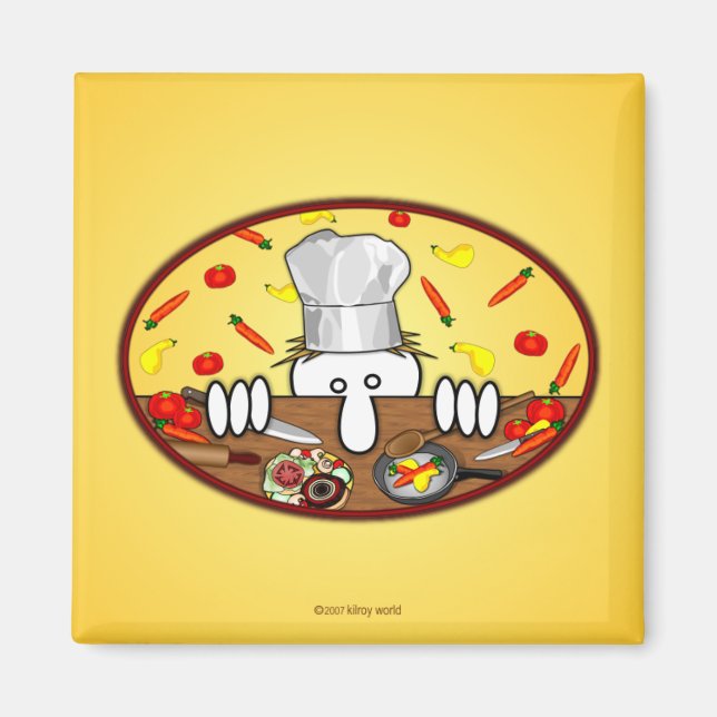 Chef Kilroy Magnet (Front)