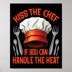 Chef Kiss Cooking Enthusiast Grilling Smoking  Poster