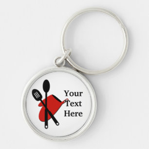 Chef Kitchen Icon Cook Premium Keychain