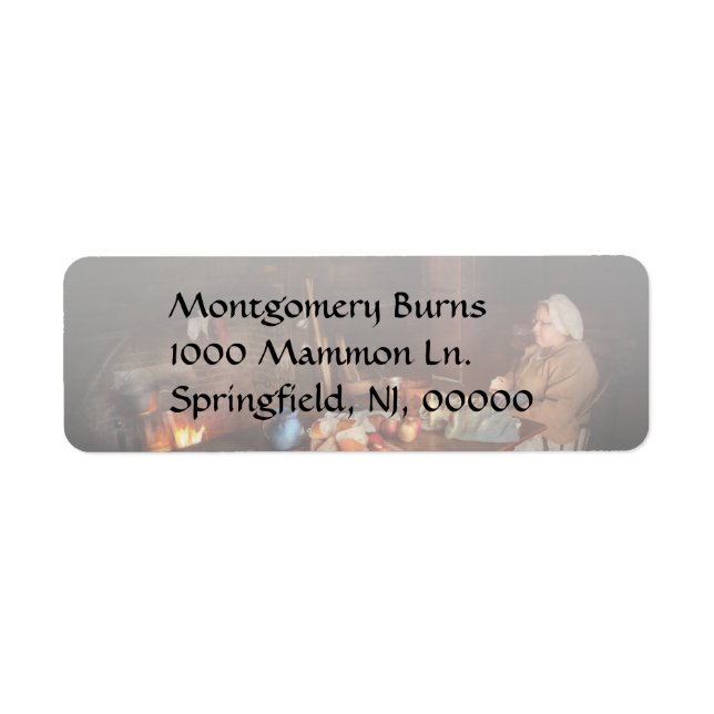 Chef - Kitchen - Maud Return Address Label (Front)