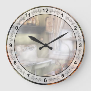Chef - Kitchen - Momma's Kitchen Large Clock