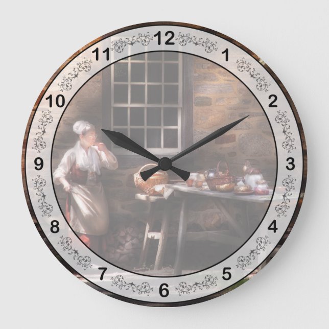 Chef - Kitchen - Outdoor Kitchen Large Clock (Front)
