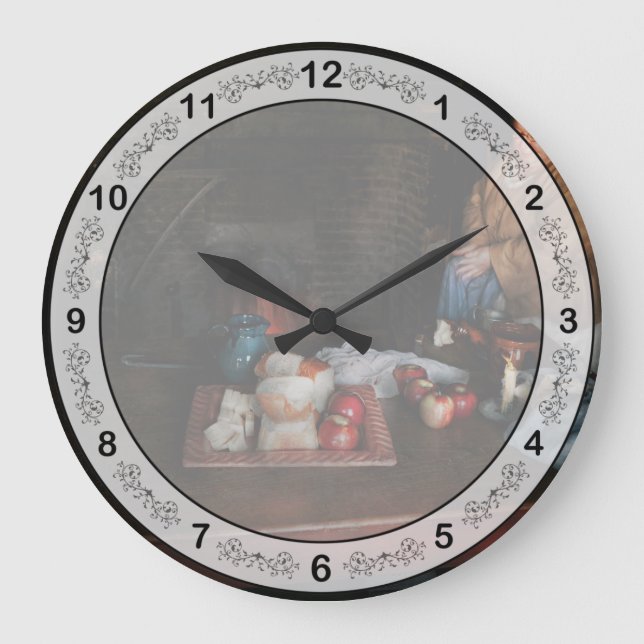Chef - Kitchen - Today's menu  Large Clock (Front)