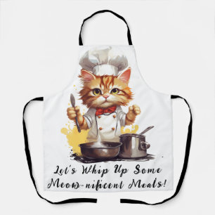 Chef Kitty Let's Whip Up Some Meow-nificent Meals Apron