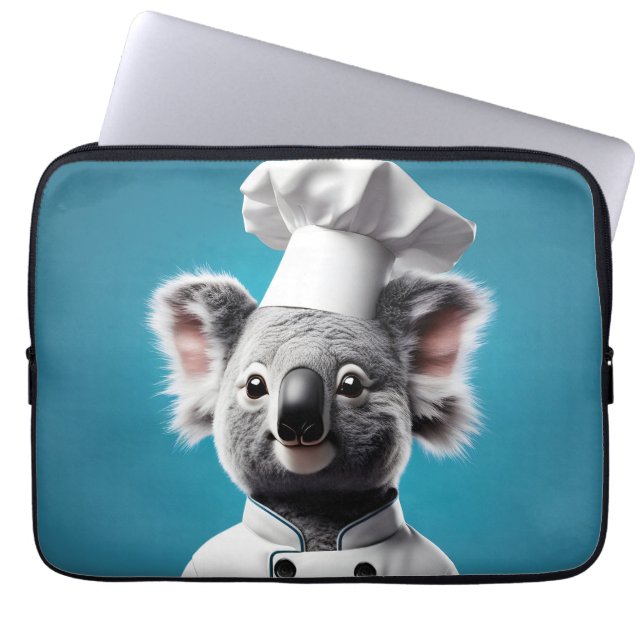 Chef Koala Laptop Sleeve (Front)