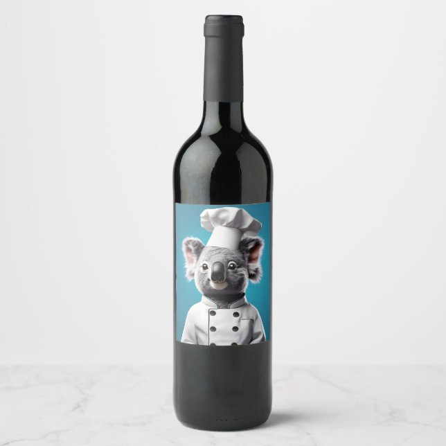 Chef Koala Wine Label (Front)