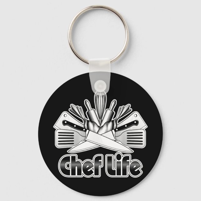 Chef Life: Kitchen Utensils Key Ring (Front)