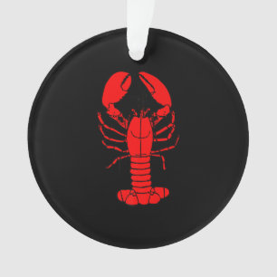 Chef & lobster Cartoon lobster Lovers Gift Ornament