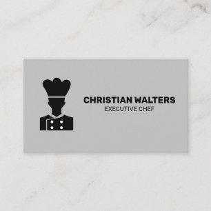 Chef Logo Simple Business Card