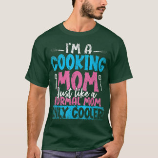 Chef Mama Grandma Mother's Day Cooking Baking Moth T-Shirt