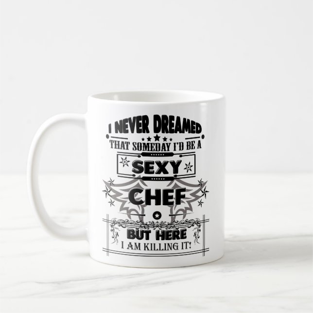 Chef Mug, Chef Coffee Mugs Best Travel Funny Gifts (Left)
