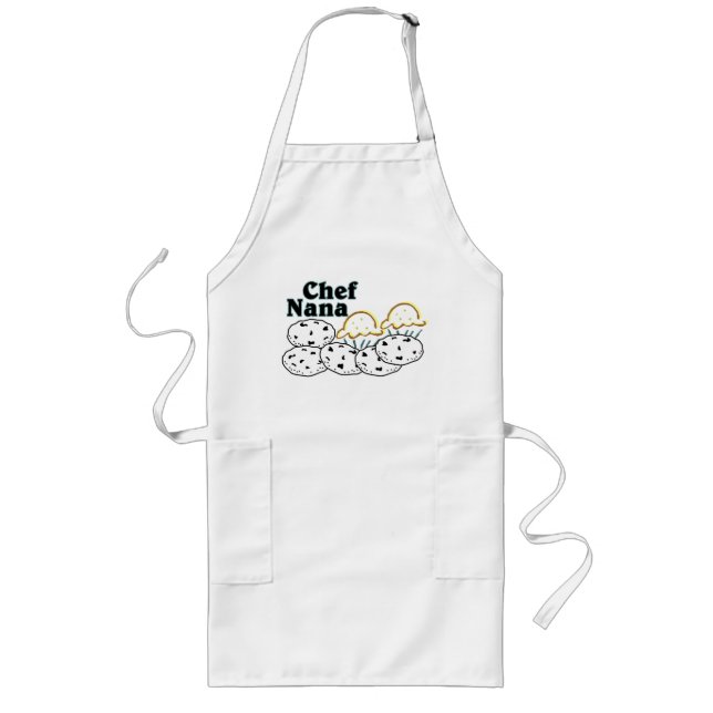 Chef Nana With Cookies & Muffins Cooking Apron (Front)
