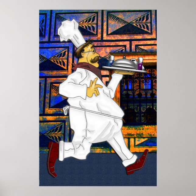 Chef on the run poster (Front)