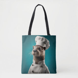 Chef Otter Tote Bag
