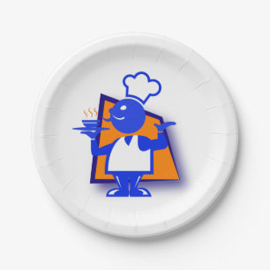 Chef Paper Plate