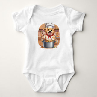 Chef Pawsta Baby Bodysuit