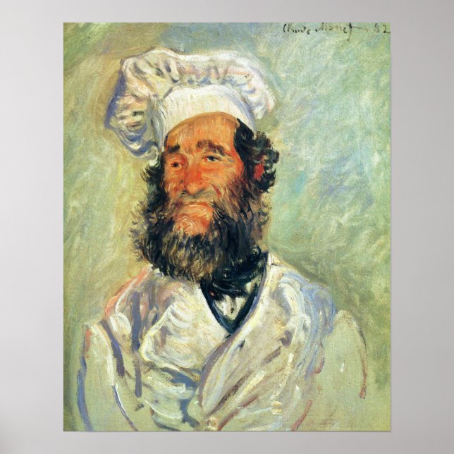 Chef Père Paul by Claude Monet Poster (Front)