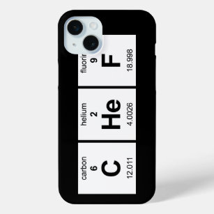 CHeF Periodic Table iPhone 15 Mini Case
