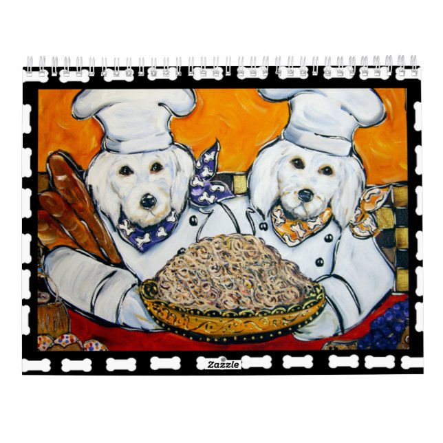 CHEF PET ART  CALENDAR (Back)