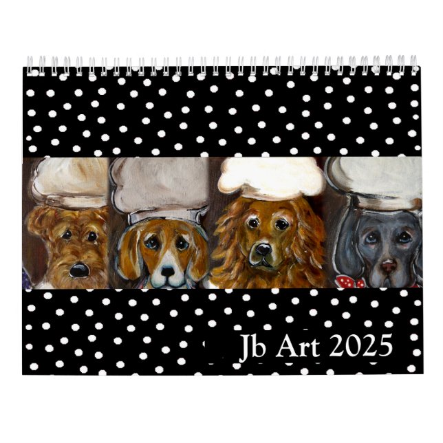 CHEF PET ART  CALENDAR (Back)