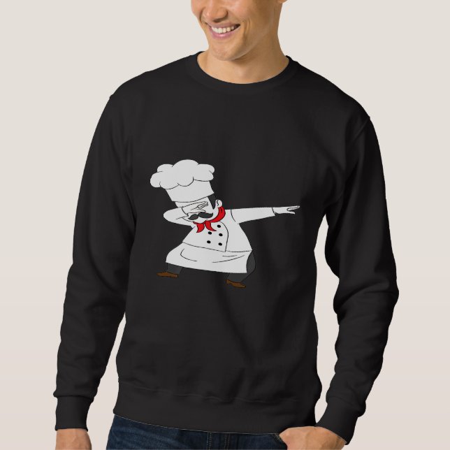 Chef Pizza Maker Dab Dabbing Sweatshirt (Front)