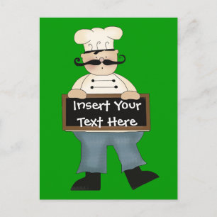 Chef Postcard