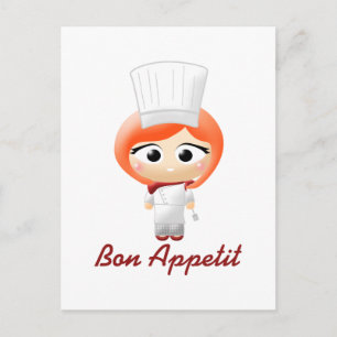 Chef Postcard