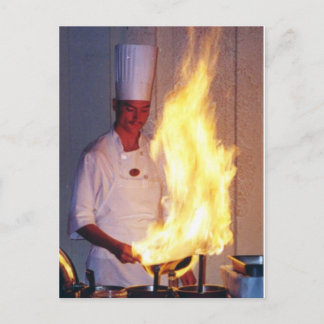 Chef Postcard