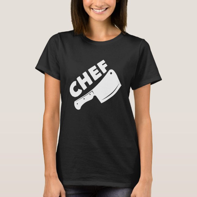 Chef Proud Baker Sous Culinary Gangster Kitchen T-Shirt (Front)