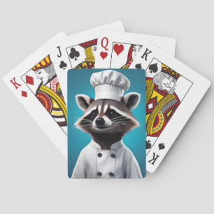 Chef Racoon Playing Cards
