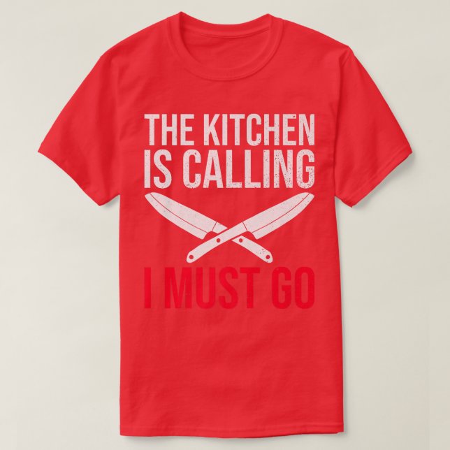 Chef Restaurant Cooking Quote for an Eecutive Chef T-Shirt (Design Front)