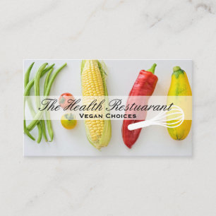 Chef   Restaurant Owner   Vegetables Business Card