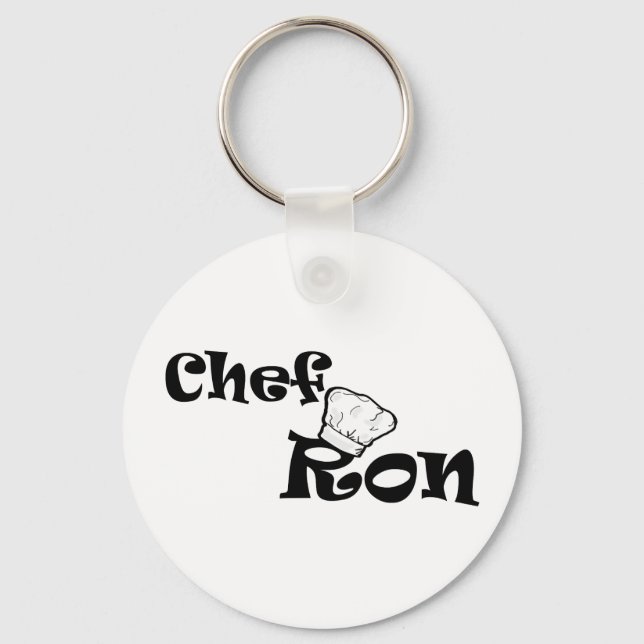 Chef Ron Key Ring (Front)
