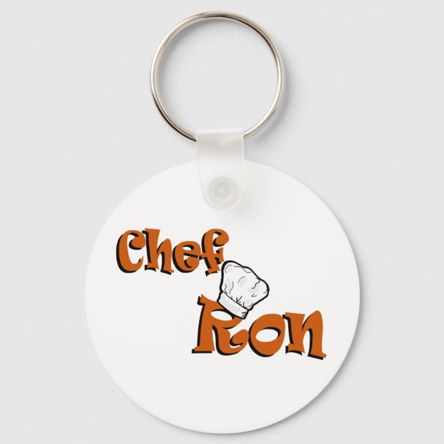 Chef Ron Key Ring (Front)