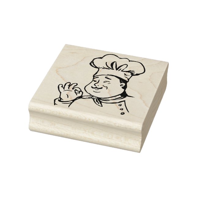 Chef Rubber Stamp (Stamp)